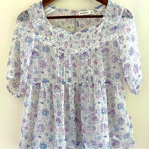 Abercrombie kids sheer blouse